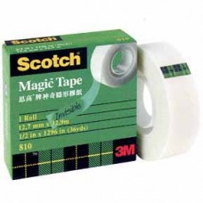 3M Scotch 810 Magic Tape 1/2''x36yds