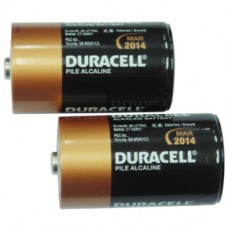 Duracell Alkaline Battery D 2's Shrink Plastic Bag