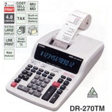 卡西歐 DR-270TM 出紙計算機 12位