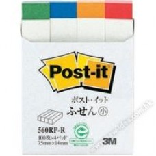 3M Post-it 560RP-R Page Markers 100Sheets 4Colors