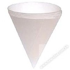 Paper Cone Cup 4oz 250's White