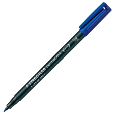 施德樓 317M 不脫色投影筆 1毫米 藍色