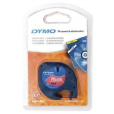 Dymo 91203 Letratag 膠質標籤帶 12毫米x4米 紅色