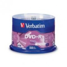 Verbatim DVD+R Disc 4.7GB 16x 50's Cake Pack
