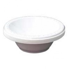 Plastic Bowl 12oz 10's White