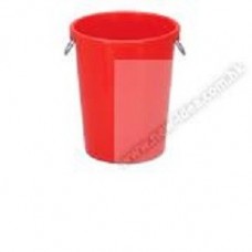 紅A 搖蓋垃圾桶 50公升 紅色