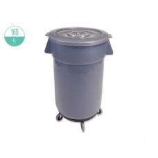 2242/2242-1 Round Pail With Lid & Wheel