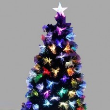 LED聖誕樹 B 彩色超密光纖 6呎