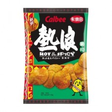 Calbee Potato Chips Hot & Spicy Flavour 105g