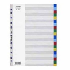 Bantex 6013 PVC Colour Index Divider A4 20 Tabs