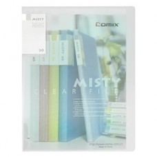 Comix A415 Clear Holder A4 20Pages Matt Clear White