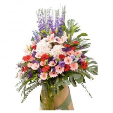 Glamorous Flower Basket With Stand Standard