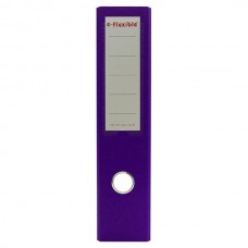 e-Flexible 包膠硬皮快勞 A4 3吋 紫色