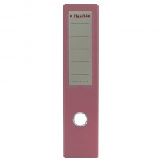 e-Flexible 包膠硬皮快勞 A4 3吋 粉紅色