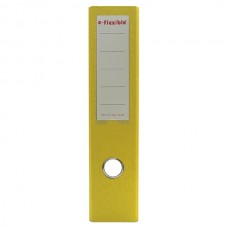 e-Flexible 包膠硬皮快勞 A4 3吋 黃色