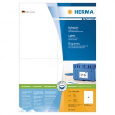 Herma 4676 超級標籤 A4 105毫米x148毫米 400個 白色