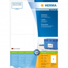 Herma 4627 超級標籤 A4 105毫米x148毫米 800個 白色