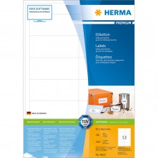 Herma 4623 超級標籤 A4 96.5毫米x42.3毫米 2400個 白色