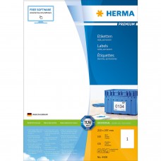Herma 4428 超級標籤 A4 210毫米x297毫米 100個 白色