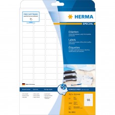 Herma 8832 噴墨打印機標籤 A4 30.5毫米x16.9毫米 2400個 白色