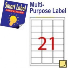 Smart Label 2514 多用途標籤 A4 63.5毫米x38.1毫米 2100個 白色