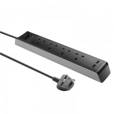 泰格斯 APS10 四位防雷拖板連兩個智能USB插口
