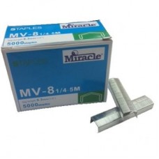 Miracle MV-8 釘書針 5000枚 <BR>
等同於 B-828 及 2115