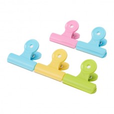 M&G ABS-92753 Colorful Plastic Round Clip 41mm 5's