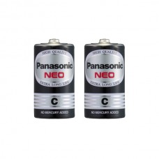 樂聲牌 National Neo 碳性電池 超強 C 2粒