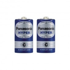 樂聲牌 Hyper 碳性電池 C 2粒