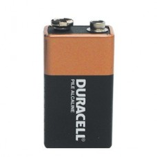 Duracell Alkaline Battery 9V Shrink Plastic Bag