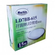 Marble LD7BB-615D LED Downlight 15W 6500K