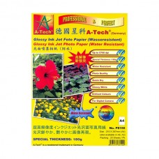 A Tech P8150 A4 Water Resistant Glossy Ink Jet Photo Paper 180g