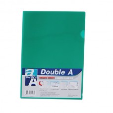 Double A 膠質文件套 A4 綠色