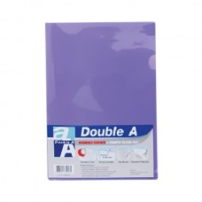Double A 膠質文件套 A4 紫色
