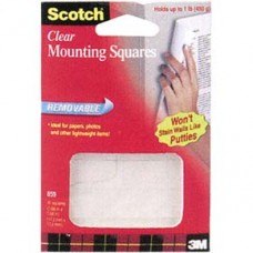 3M Scotch 859 Removable Mounting Squares 11/16