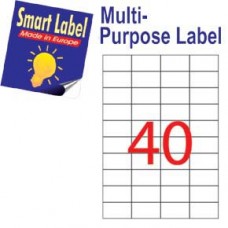 Smart Label 2511 多用途標籤 A4 52.5毫米x29.7毫米 4000個 白色