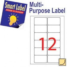 Smart Label 2541 多用途標籤 A4 78.7毫米x46.5毫米 1200個 白色