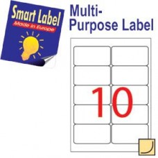 Smart Label 2549 多用途標籤 A4 96.5毫米x50.8毫米 1000個 白色