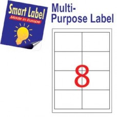 Smart Label 2550 多用途標籤 A4 97毫米x67.7毫米 800個 白色