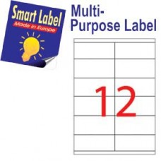 Smart Label 2567 多用途標籤 A4 105毫米x48毫米 1200個 白色