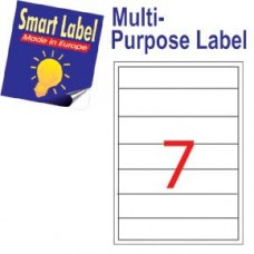 Smart Label 2578 多用途標籤 A4 192毫米x38毫米 700個 白色
