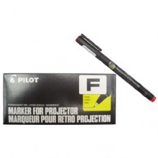 Pilot SC-OHF OHP Permanent Marker 0.4mm Red