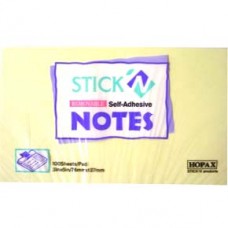 Stick-N 21009 黏貼便條紙 3吋x5吋 黃色