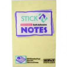 Stick-N 21006 黏貼便條紙 2吋x3吋 黃色
